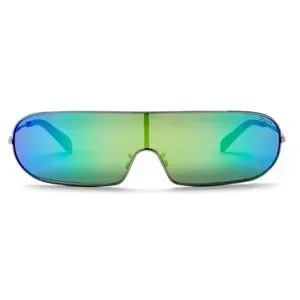 Emilio Pucci Shield Colored Frame sunglasses Vintage Emilio Pucci 89850 Black and Gold Shield Sunglasses  main image 4